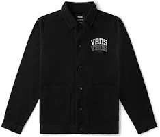 Vans Varsity Drill Chore Jacket Black Casual Workwear Shirt VN0A5DYSBLK Vans Varsity Drill Chore Jacket Black Casual Workwear Shirt VN0A5DYSBLK