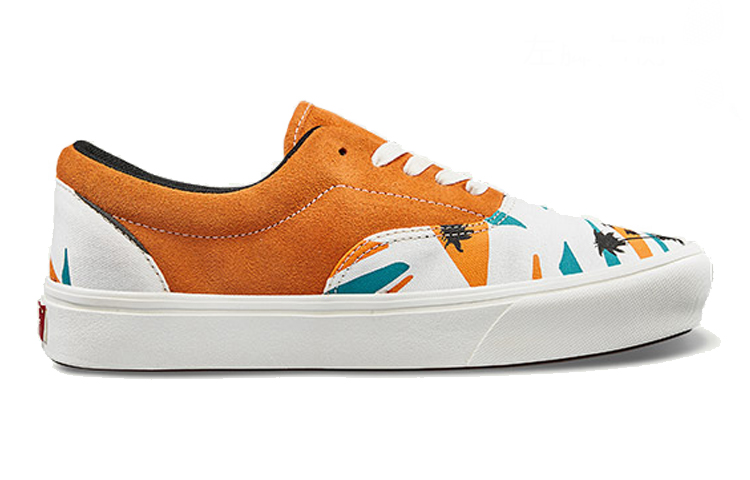 Lookbook Vans Era Vault ComfyCush LX 椰樹圖案 低幫 板鞋 男女同款 橙白