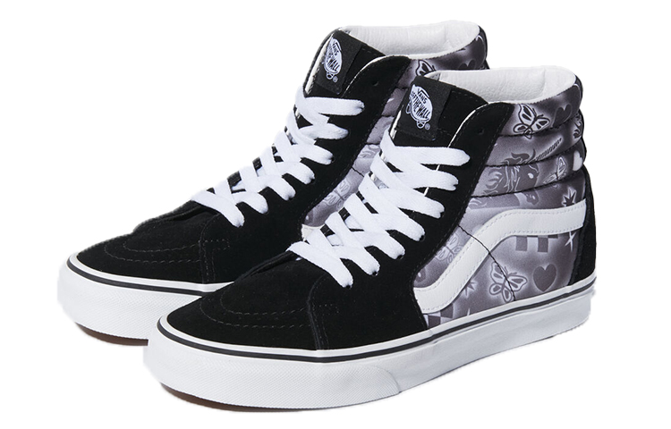 Lookbook Vans SK8 HI 高筒滑板鞋 男女同款 黑白印花