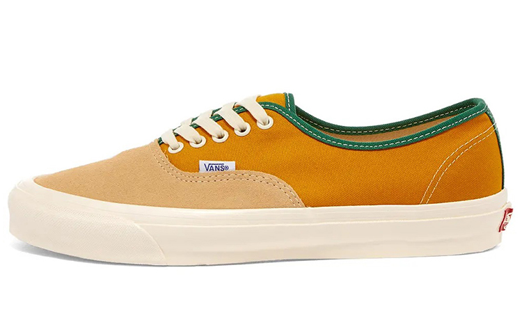 Vans Vault OG Authentic LX 'Yellow Green Brown' VN0A4BV91XX