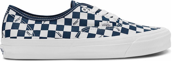 Vans Authentic Vault OG 復古棋盤格 防滑耐磨 低筒 滑板鞋 男女款 藍白 Order Vans Authentic Vault OG 復古棋盤格 防滑耐磨 低筒 滑板鞋 男女款 藍白