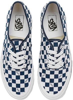 Vans Vault OG Authentic LX Checkerboard Blue White VN0A5FBDLKZ Shop Vans Vault OG Authentic LX Checkerboard Blue White VN0A5FBDLKZ