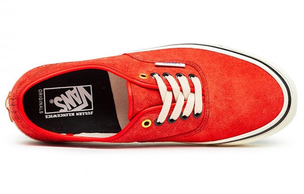 Vans Vault OG Authentic SP LX Julian Klincewicz 麂皮櫻桃紅 VN0A5DYGAR4 Purchase Vans Vault OG Authentic SP LX Julian Klincewicz 麂皮櫻桃紅 VN0A5DYGAR4