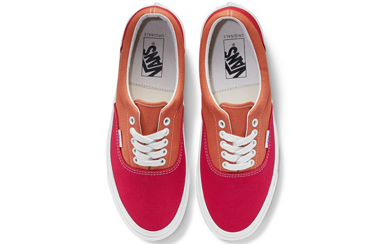 Shop Vans Era Og Lx 低筒 滑板鞋 男女皆宜 橙紅
