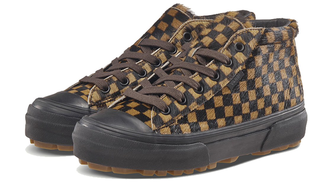 Shop Vans Vault OG G.I LX Checkerboard Zwart/Geel VN0A3ZCCUN0