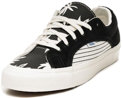 Vans Lampin LX 不對稱棕櫚葉 棋盤格 低幫 板鞋 男女同款 黑白 Lookbook Vans Lampin LX 不對稱棕櫚葉 棋盤格 低幫 板鞋 男女同款 黑白