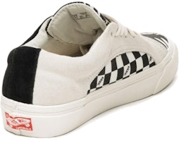 Vans Lampin LX 不對稱棕櫚葉 棋盤格 低幫 板鞋 男女同款 黑白 Shop Vans Lampin LX 不對稱棕櫚葉 棋盤格 低幫 板鞋 男女同款 黑白