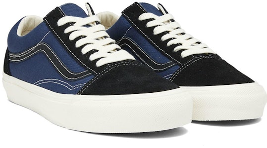 Vans Vault OG Old Skool LX 蓝黑配色 VN0A38FWVYY1 Lookbook Vans Vault OG Old Skool LX 蓝黑配色 VN0A38FWVYY1