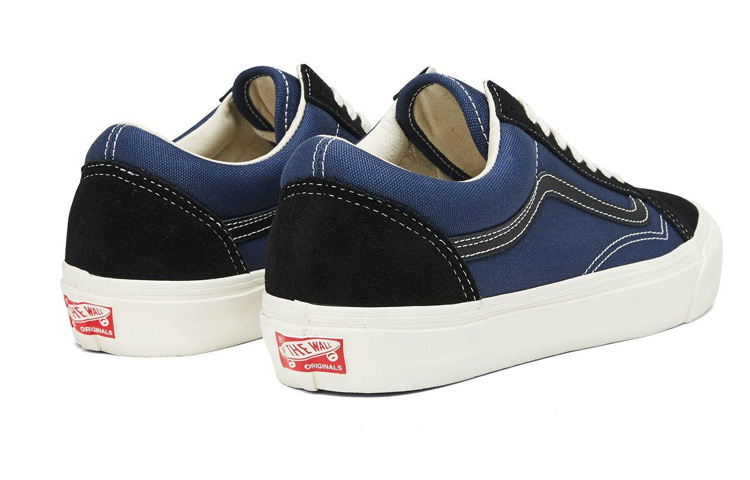 Shop Vans Vault OG Old Skool LX 'Biru Hitam' VN0A38FWVYY1