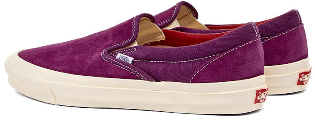 Vans Vault OG Slip-On LX Purple VN0A45JK20B Shop Vans Vault OG Slip-On LX Purple VN0A45JK20B