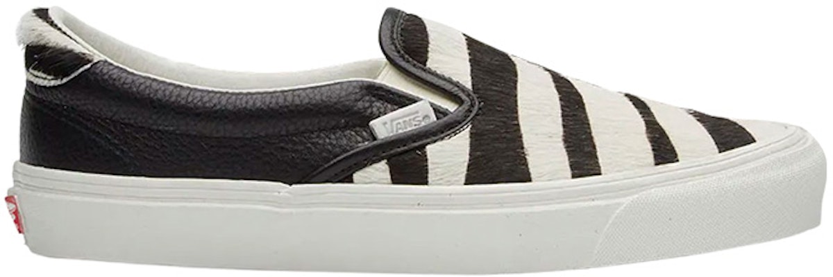 Vans Vault OG Slip On 59 LX 'Zebra Pony' Lelaki Wanita Kasut Limited Edition. VN00019VIJ0 Order Vans Vault OG Slip On 59 LX 'Zebra Pony' Lelaki Wanita Kasut Limited Edition. VN00019VIJ0