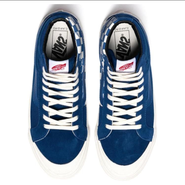 Shop Vans Vault OG Style 138 LX 'Biru Putih' VN0A3DP9VQD1