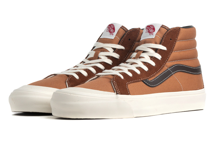 Lookbook Vans Style 138 LX 高筒 休閒鞋 男女同款 白棕