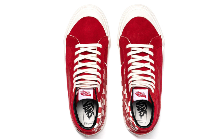Lookbook Vans Vault OG Style 138 LX チェッカーボード 赤/白 VN0A3DP9VQC1