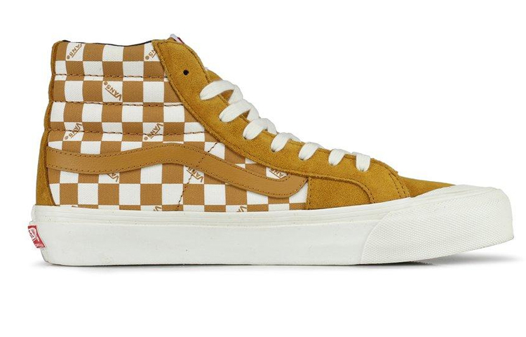 Lookbook Vans Vault OG Style 138 LX Damier Jaune/Blanc VN0A3DP9VQB1