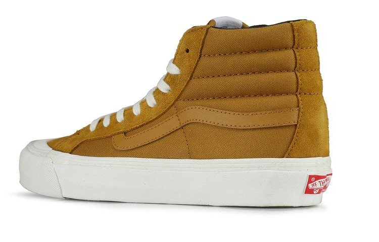Shop Vans Vault OG Style 138 LX Damier Jaune/Blanc VN0A3DP9VQB1