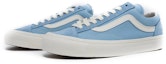 Lookbook Vans Vault OG Style 36 Lx 'Forget Me Not & Marshmallow' Malay Translation:  
Vans Vault OG Style 36 Lx 'Lupa Saya Tidak & Marshmallow' VN0A4BVEVZ5