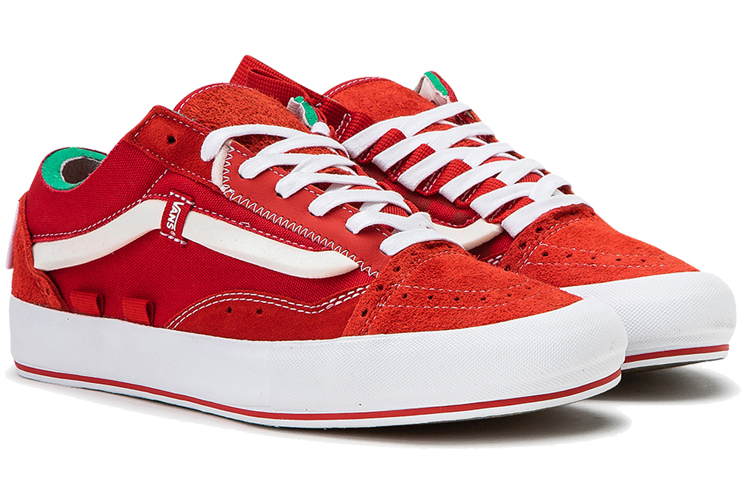 Lookbook Vans Vault Old Skool CAP LX 'Rojo Blanco' VN0A45K1VZW1