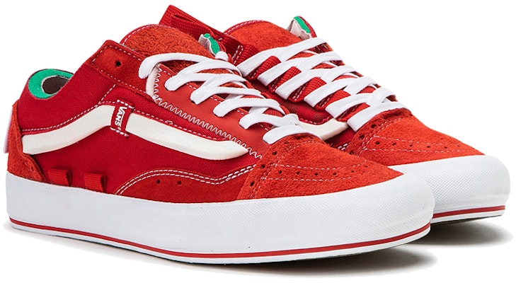 Vans Vault Old Skool CAP LX 'Red White' VN0A45K1VZW1 Lookbook Vans Vault Old Skool CAP LX 'Red White' VN0A45K1VZW1