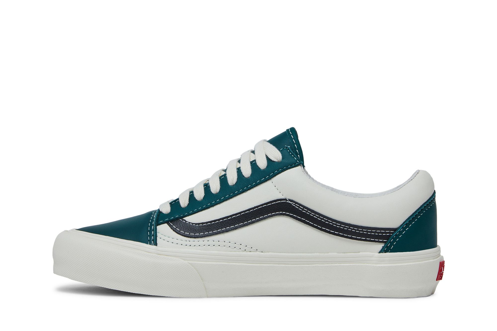 Shop Vans Vault Old Skool LX 'Marshmallow Evergreen' VN0A4BVF22D1