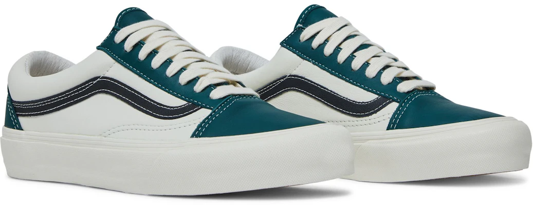 Vans Vault Old Skool LX 'Marshmallow Evergreen' VN0A4BVF22D1 1