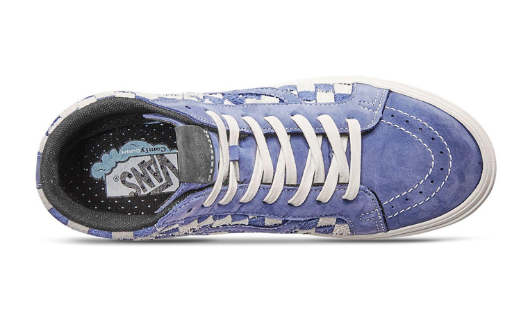 Lookbook Vans Vault SK8-Hi Reissue ComfyCush LX 'Biru Putih' Terbaru VN0A45JZVNR