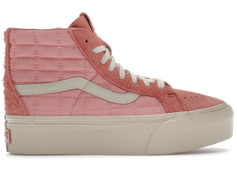 Vans Vault Sk8-Hi Reissue Platform LX Joe Freshgoods Chocolate Valley Resort Coral Pink 'Coral Almond' VN0007PWZEE1