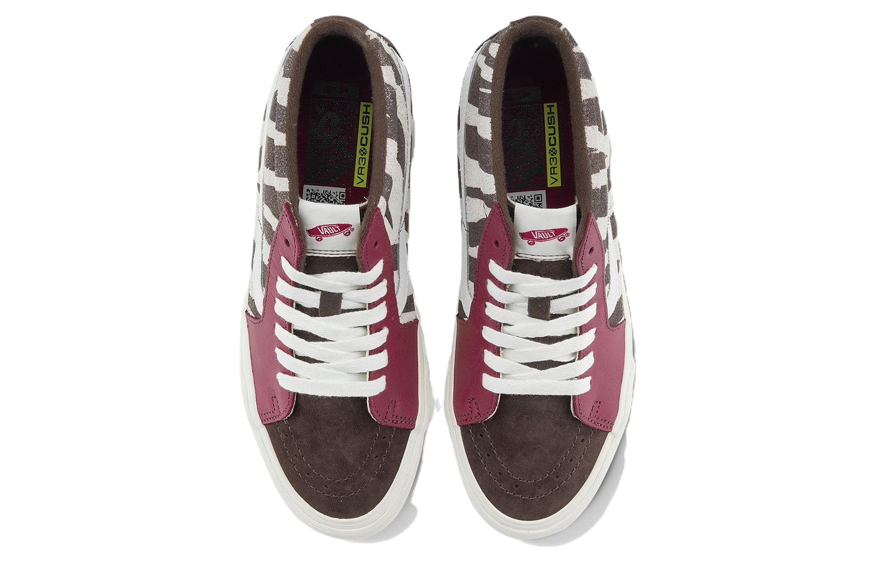 Shop Vans Vault SK8-Mid VR3 LX "サファリルンバレッド" VN000C4W9D0