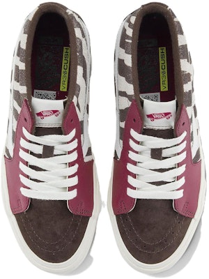 Vans Vault SK8-Mid VR3 LX 'Safari Rumba Merah' VN000C4W9D0 Shop Vans Vault SK8-Mid VR3 LX 'Safari Rumba Merah' VN000C4W9D0