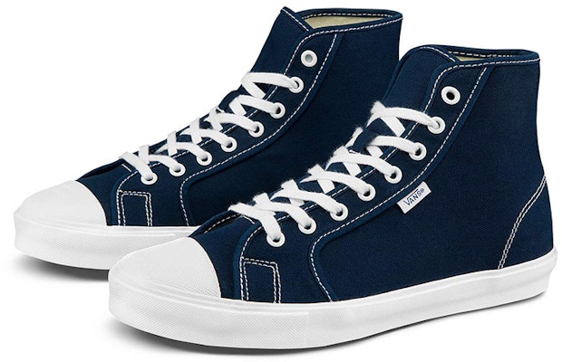 Vans Unisex OG Style 23 LX High-Top Canvas Shoe Blue VN0A5HUTF8R Order Vans Unisex OG Style 23 LX High-Top Canvas Shoe Blue VN0A5HUTF8R