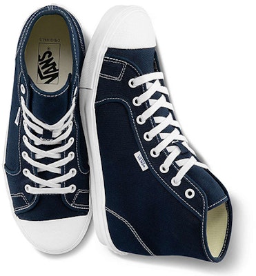 Vans Unisex OG Style 23 LX High-Top Canvas Shoe Blue VN0A5HUTF8R Shop Vans Unisex OG Style 23 LX High-Top Canvas Shoe Blue VN0A5HUTF8R