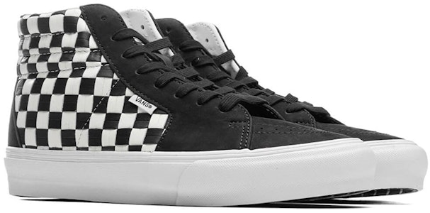 Vans Vault Style 38 VLT LX 皮革編織 耐磨防滑中筒休閒板鞋 黑白 棋盤格 Lookbook Vans Vault Style 38 VLT LX 皮革編織 耐磨防滑中筒休閒板鞋 黑白 棋盤格