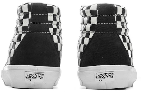 Vans Vault Style 38 VLT LX 皮革編織 耐磨防滑中筒休閒板鞋 黑白 棋盤格 Purchase Vans Vault Style 38 VLT LX 皮革編織 耐磨防滑中筒休閒板鞋 黑白 棋盤格