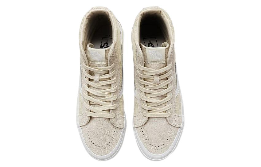 Lookbook Sepatu Vans Vault UA OG Sk8-Hi LX 'Beige White' VN0A4BVB0VW