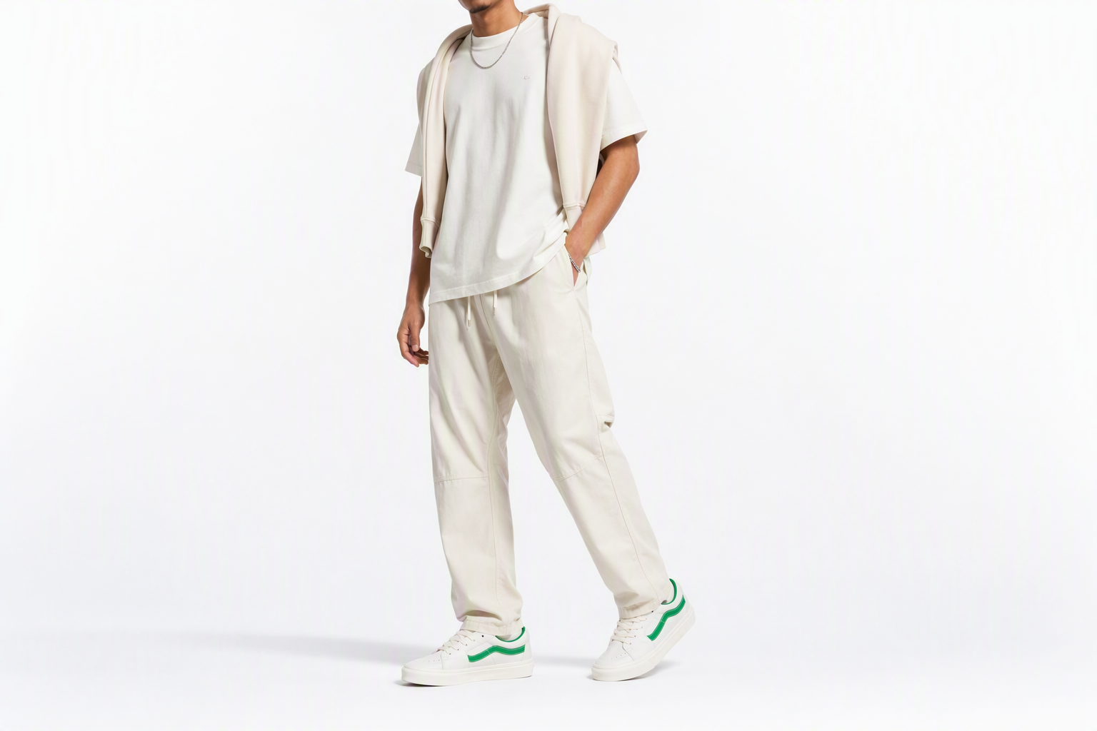 Order Vans SK8 LOW 板鞋 抗衝擊性 低筒 板鞋 男女同款 白綠色