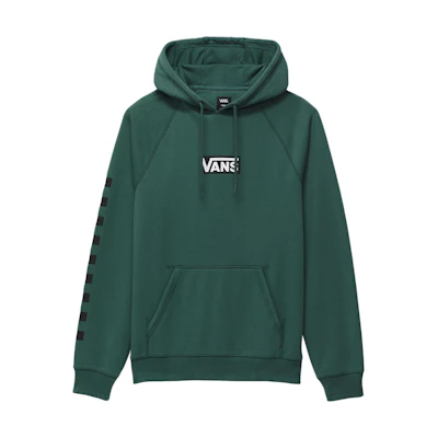 Vans Versa Standard Pullover Hoodie Green Small Tavern Print VN0A49SNCZE