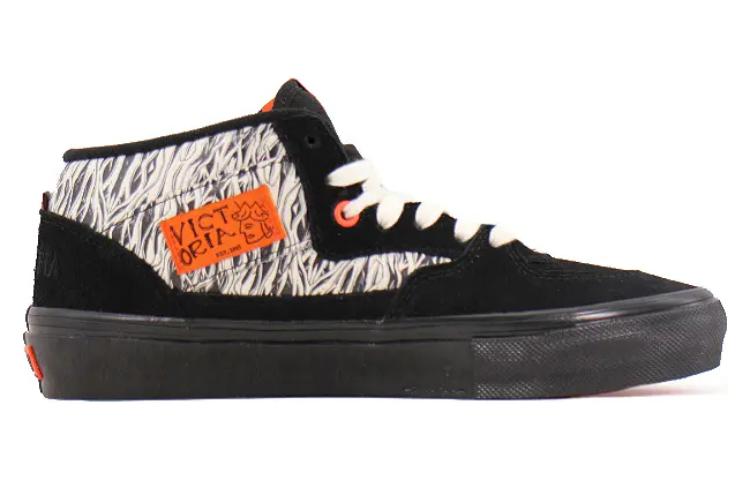 Order Victoria x Vans Half Cab 時尚休閒 中筒 滑板鞋 男女兼用 黑色