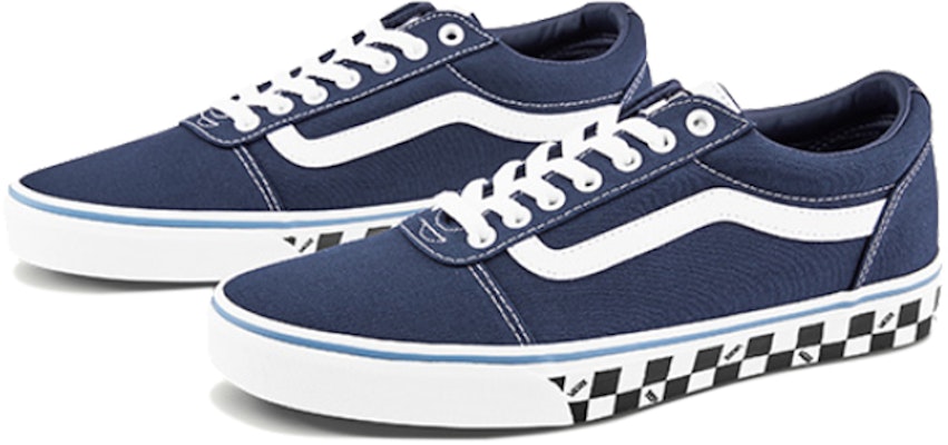 Vans Ward 蓝色棋盘格 "黑蓝" VN0A38DM14C Lookbook Vans Ward 蓝色棋盘格 "黑蓝" VN0A38DM14C