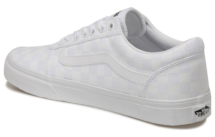 Shop Vans Ward 'Checkerboard - White' VN0A38DMW51
