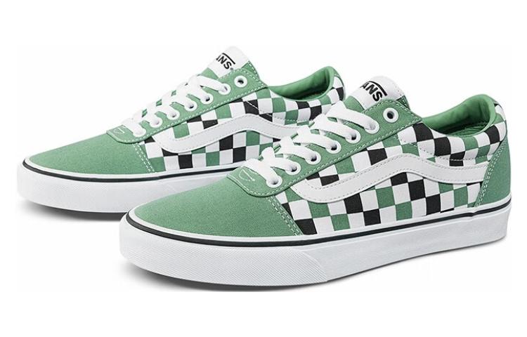 Order ヴァンズ Ward チェッカー緑 (Vanz Ward Chekkā Midori) VN0A36EMY9H