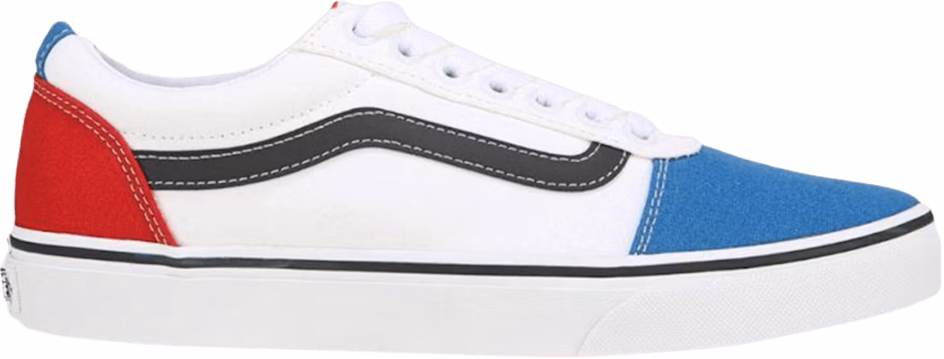 Vans Ward 'Blok Warna - Putih Biru Merah' VN0A38DM0SK Buy Vans Ward 'Blok Warna - Putih Biru Merah' VN0A38DM0SK