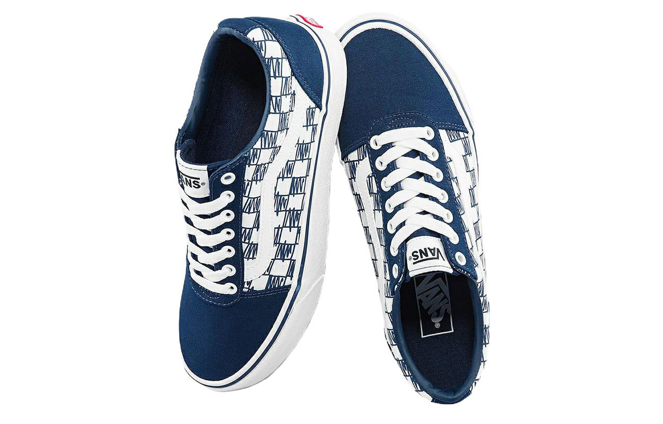 Shop Vans Ward Azul Blanco VN0A5HTSLKZ
