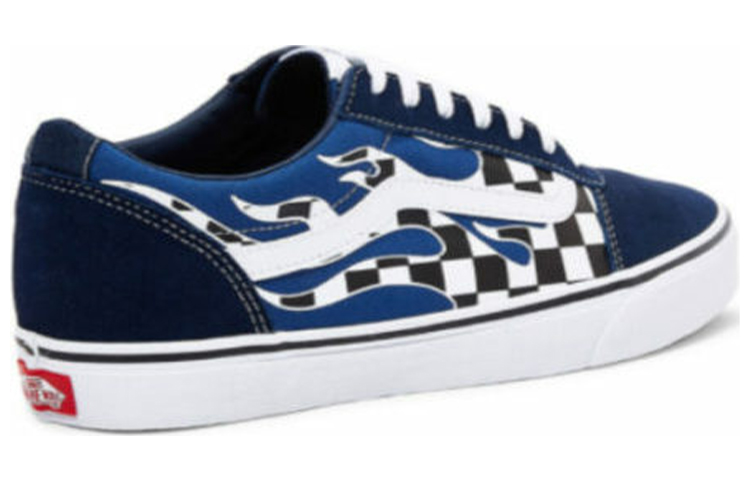 Lookbook Vans Ward クラシック ローカット 男女兼用 黒/青 VN0A36EMWD6