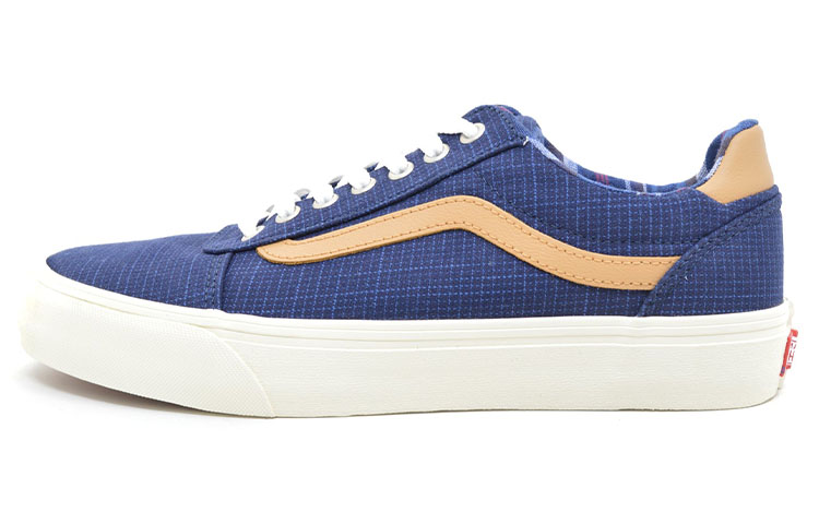 Buy Sepatu Vans Ward Delux Low-Top Biru/Kuning VN0A3WLH3QC