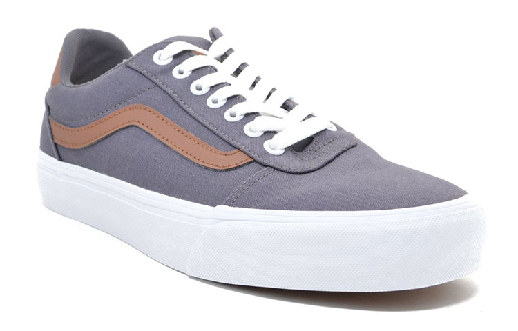 Lookbook Vans Ward Deluxe 低筒休閒板鞋 灰棕