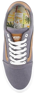 Vans Ward Deluxe Kasut Low-Top Kelabu/Coklat VN0A3WLHWE7 Shop Vans Ward Deluxe Kasut Low-Top Kelabu/Coklat VN0A3WLHWE7