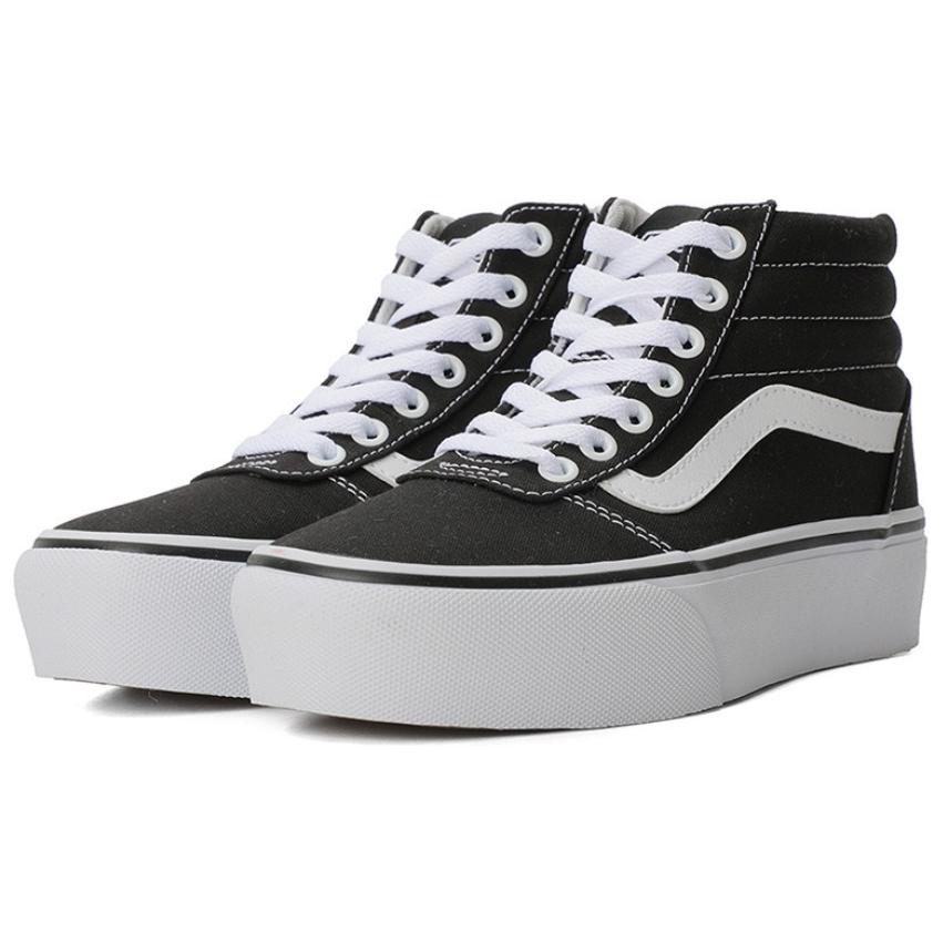 Lookbook Vans Ward Hi 經典百搭休閒 高筒 滑板鞋 女款 黑色
