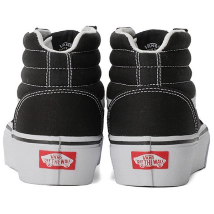 Shop Vans Ward Hi 經典百搭休閒 高筒 滑板鞋 女款 黑色