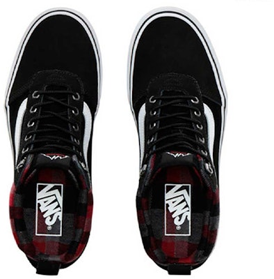 Kasut Skate Tahan Haus Tidak Licin Vans Ward Hi Uniseks Hitam Kasual VN0A3JETV1T Lookbook Kasut Skate Tahan Haus Tidak Licin Vans Ward Hi Uniseks Hitam Kasual VN0A3JETV1T