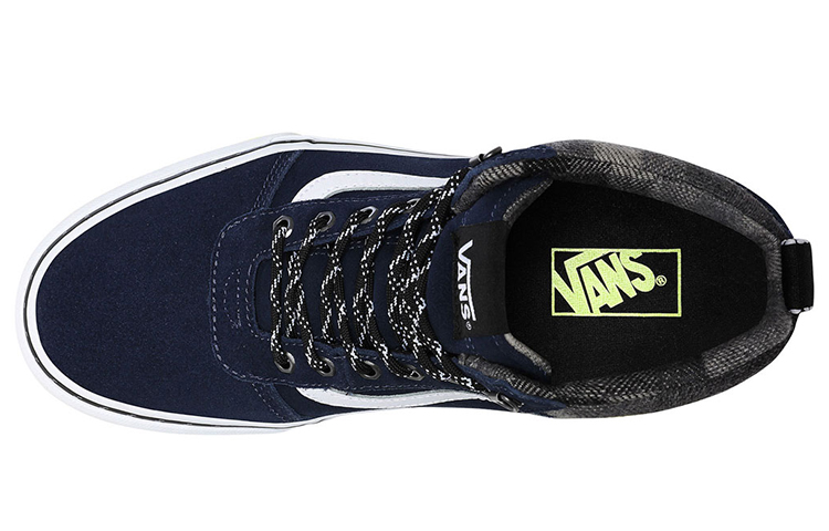 Shop Vans Ward Hi Zapatillas de Skate Casuales Azul Marino VN0A3JET15M